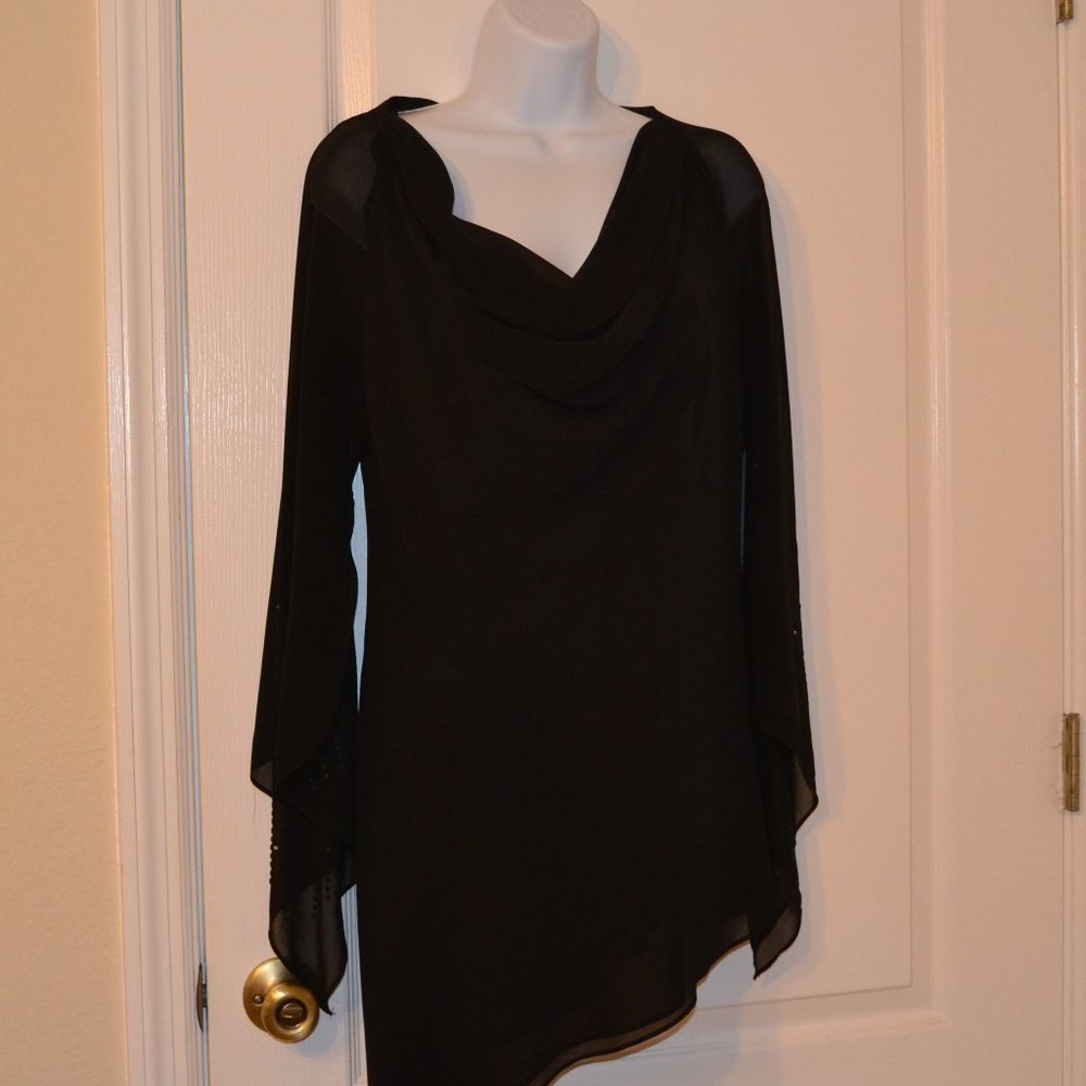 JS Collection dressy ladies blouse